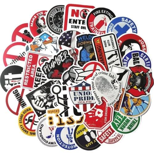 50/100Pcs Cool Welder Electric Welding Graffiti Stickers Lable for Refrigerator Cars Helmet DIY Gift Box Bicycle Guitar Sticker