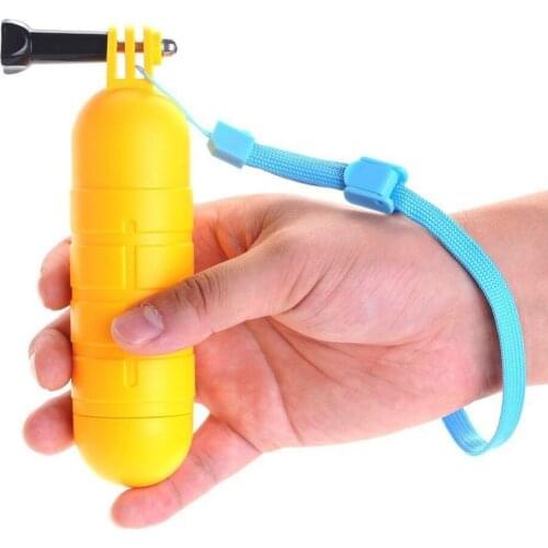 Floating Handle Grip Pole for Gopro Floaty Bobber with Strap + Thumbscrew +Wrist Strap Accessory Kit for Gopro Hero1 Hero2 Hero3