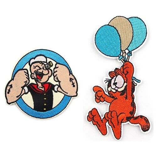 Popeye the Sailor man anime action figure prefect quality cloth sticker brooch classic toys home decoration
