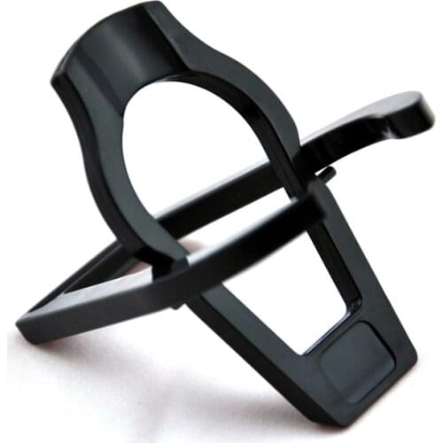 The cheapest 1Pcs ABS Plastic Foldable Pipe Rack Tobacco Pipe Accessories Cigarette Smoking Pipe Tool Single pipe black holder