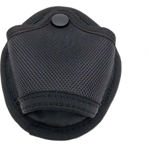 Tactical Handcuff Holder Bag Multifunctional Universal Quick Pull Bag Waist Pockets Durable Hunting Carrier Holder Pouch black