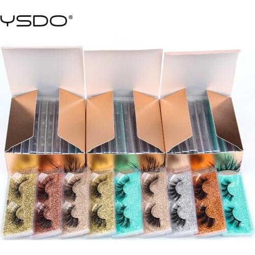 YSDO Wholesale Thick Eyelashes 3d Mink Lashes Natural Soft Mink Eyelashes Wholesale False Eyelashes Makeup False Lashes In Bulk