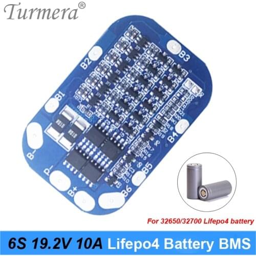 6S 10A 19.2V 21.6V 32650 32700 LiFePO4 BMS lithium iron battery protection board for Screwdriver battery and e-bike battery NEW
