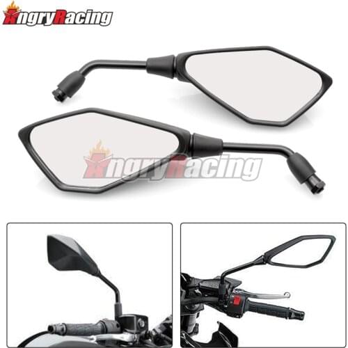 10mm Motorcycle Rear view Mirrors For Kawasaki Z300 Z250 Z250SL Z400 KLE650 ER-6N ER-4N versys Z650 Z750 Z800 Z900 Z1000 Street