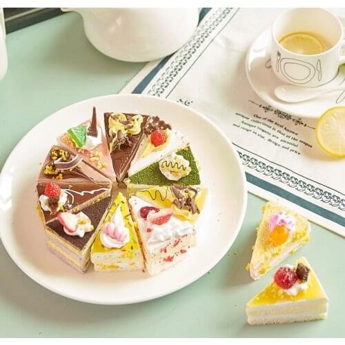 12pcs / set Simulation food cake food model props Wedding wedding window model decoration decoration recommended