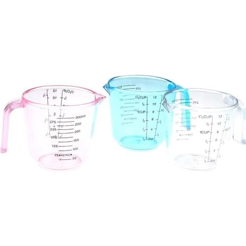 300ml Plastic Measuring Cup Jug Pour Spout Surface Kitchen Tool Supplies Quality Cup With Graduated Quality Kitchen