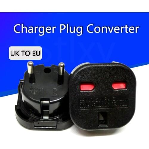 UK TO EU EUROPE Adapter Unversal travel Charger Plug Converter Wall Plug Socket 2 Pin 240V