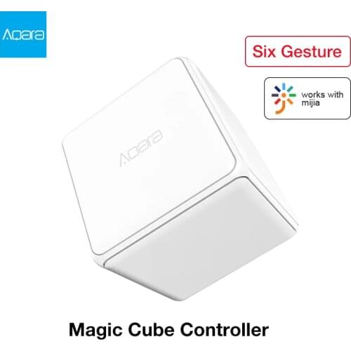 Aqara Magic Cube Smart Controller Zigbee Six Action Remote Control Smart Home Device Work With Aqara Gateway Hub For Mi Home App