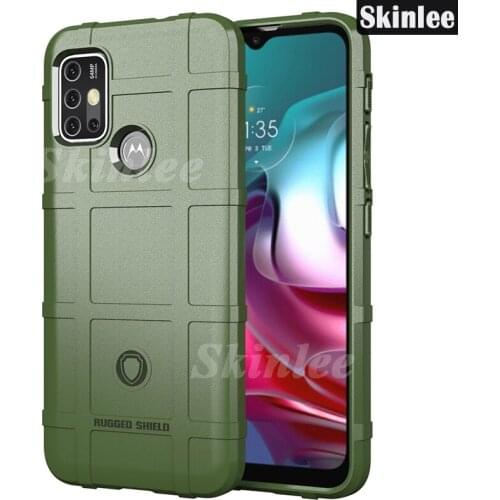 Skinlee Case For Motorola G10 Military Protect Rugged Shield Silicone Phone Cover For Moto G30 G20