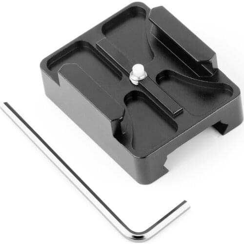 CNC 20mm Action Camera Rail Mount Fixed Adapter for OSMO Action Mount Adapter for GoPro EKEN