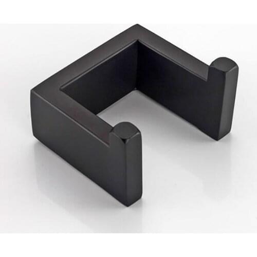 Stainless Steel Double Hook Clothes Pegs Robe Hooks Wall Mounted Bathroom Towel Hooks Home Door Coat Hanger Hook Storage Rack