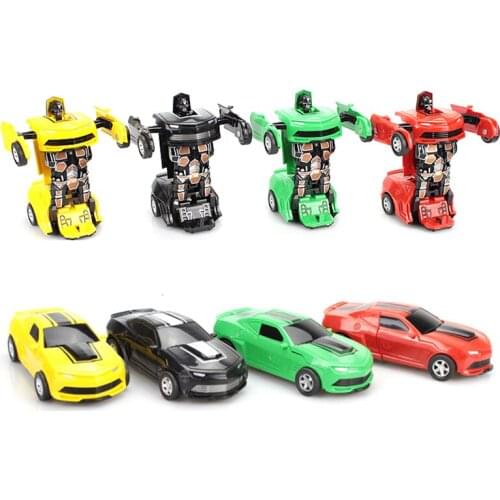 Transformation Action Figure Movie Model 12CM ABS Mini Version Toys For Children Deformation New Year Gift Car Robot Figma
