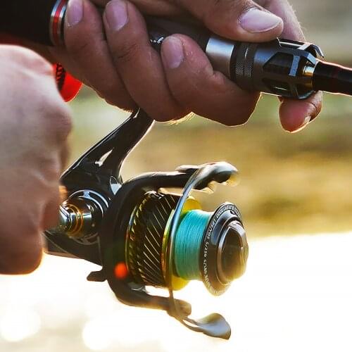 HISTAR E Series 1000-4000 Spinning Reel Metal Spool 12KG Max Drag 5.2:1 Gear Ratio 7+1BBS Carbon Fiber Saltwater Fishing Reel