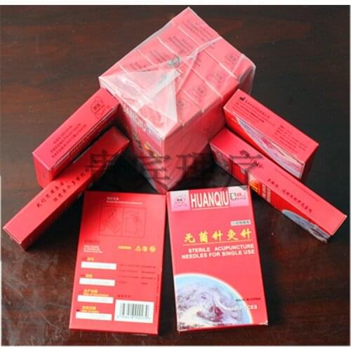 Huanqiu beauty acupuncture needle single use disposable sterile acupuncture needle 0.18*7mm
