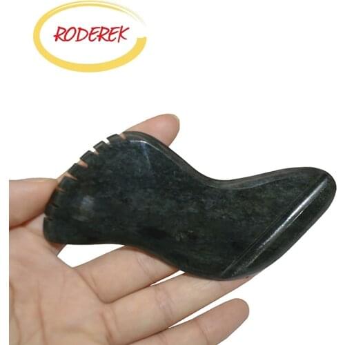 Natural Nephrite Gua Sha Massager for Face Gouache Scraper for Face Cervical Massager Dropshipping