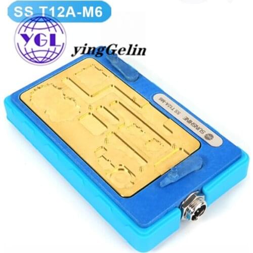 SS T12A-M6 6 in 1 Motherboard layered heating station for iphoneX XS XSmax IP11 11 pro 11 pro max together
