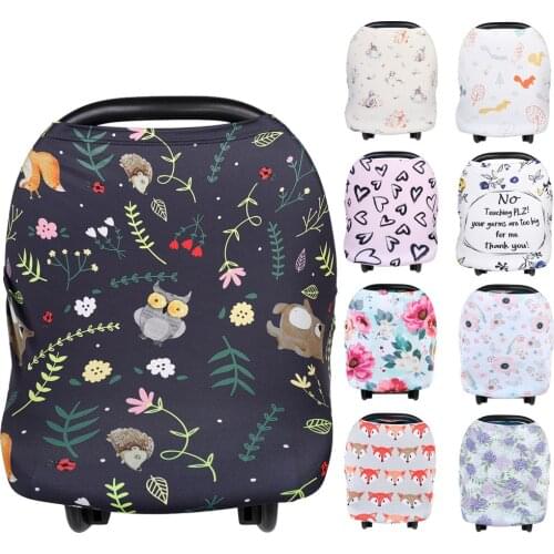 Fashion Nursing Breastfeeding Covers Baby Car Seat Canopy For Newborns Soft Nusing Cover Stroller Covers Shopping Cart Cover
