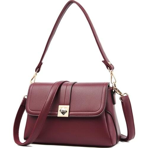 New Arrival High End Elegant Lady Shoulder Bag Hand Bag Lovely PU Leather Sling Bag Handbags Multi Colors