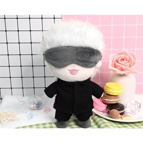 Cosmile Jujutsu Kaisen Gojo Satoru Plush 20cm Doll School Uniforms Clothes Outfits Stuffed Toy Cute Cosplay Christmas Gift C