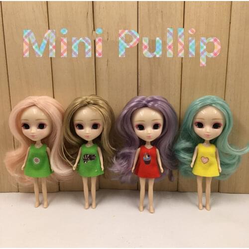 Pullip mini blyth doll 10CM DIY nude doll 10cm lovely cute long hair