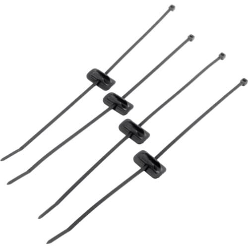 Bike Bicycle Self Adhesive Brake Shift Cable Housing Holder Guide W/ Zip Tie