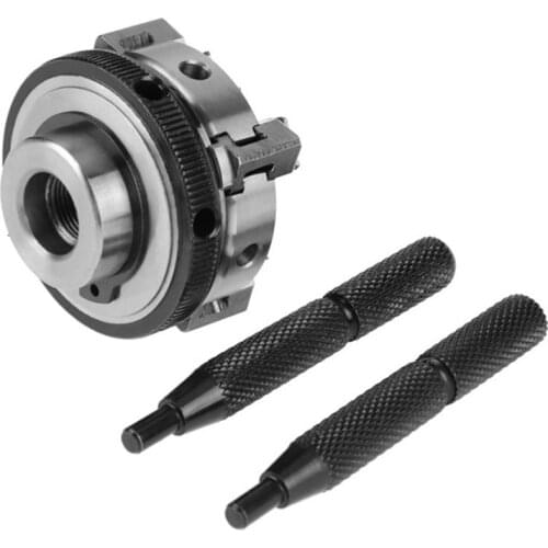 SHGO HOT-4-Jaw Self-Centering Lathe Chuck 50Mm Mini Metal Lathe Chuck M14 Thread Mount Drill Chuck K02-50 Lathe Accessories