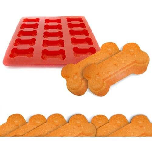 Puppy Dog Paw And Bone Ice Trays Silicone Pet Treat Molds Soap Chocolate Jelly Candy Mold Cake Decorating Baking Moulds