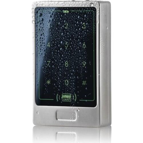 IP68 Waterproof Access Control System Biometric RFID Keyboard + Power Supply + Home Card Reader Key Card Access Control