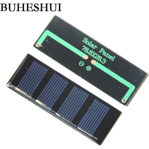 BUHESHUI Solar Panels 2v 0.2W Mini Solar Cell For Small Power Appliances Solar Toy Panel Education Epoxy 2pcs/lot