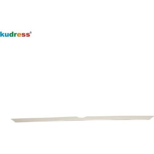 Car Styling For Skoda kodiaq 2016 2017 2018 Stainless Steel Rear Trunk Lid Cover Trim Back Door Trunk Molding Boot Ganish Strips