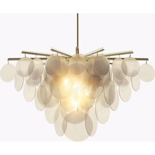 Post Modern Glass Leaves G9 Led Pendant Light For Living Room Lustre Hanglamp For Dining Room Suspend Lamp Luminaris Lampsras