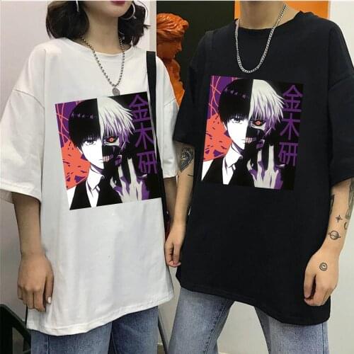 Tokyo Ghoul Anime Manga T Shirt New Funimation Kaneki Ken Cartoon Nice Loose T-shirt Men Cotton Tee