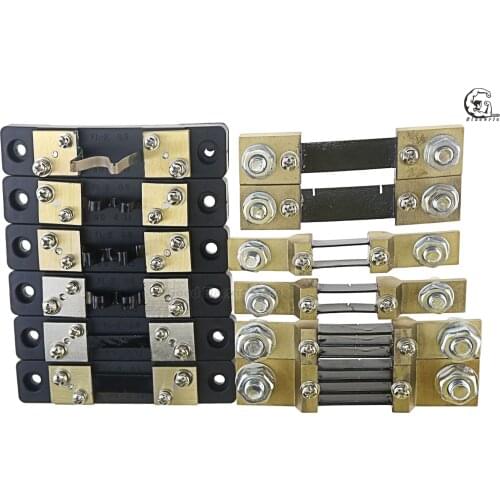 FL-2 25A 60A 750A 1000A 1500A/75mV External Shunt Current Meter Shunt resistor For digital ammeter amp voltmeter wattmeter meter