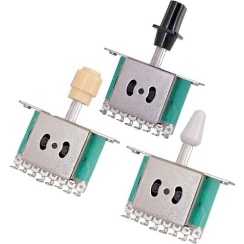 1Pcs 5 Way Selector Electric Guitar Pickup Switches Guitar Toggle Lever Switches Guitar Parts Knob Guitar Accessories