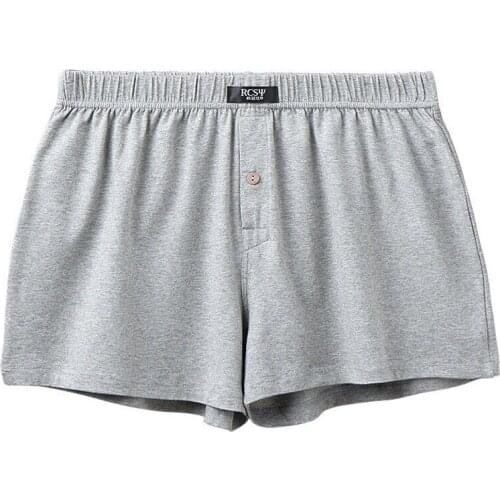 2021 New Men boxe shorts male underwear Men Trunks Cotton High Quality Home Sleepwear Underpants Loose Men Underpants Plus size