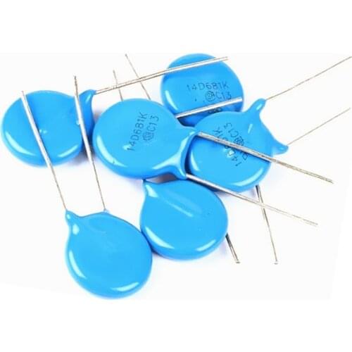 20pcs 10D Varistor 10D270K 10D330K 10D390K 10D470K 10D241K 10D391K 10D431K 10D471K 10D561K 10D331K piezoresistor 10MM