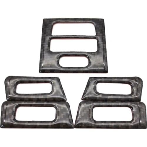 5pcs/lot Black Air Vent Outlet Trim Covers For BMW 3 Series E90 E92 E93 2005-2012