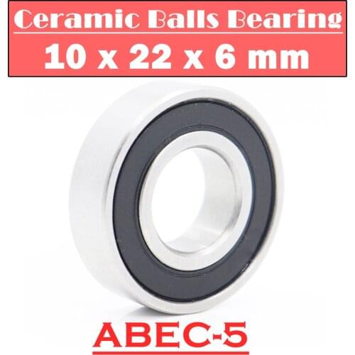 6900RS Hybrid Ceramic Bearing 10*22*6 mm ABEC-5 1PC Bicycle Bottom Brackets & Spares 6900 RS 2RS Si3N4 Ball Bearings 6900-2RS