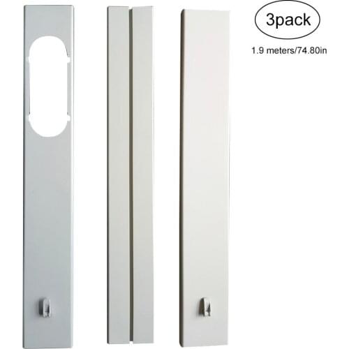 Window Adapter 3pcs 1.9m 2pcs 1.3mAdjustable Portable Window Kit Plate Extractor Hose Kit For Air Conditioning Heat Insulation