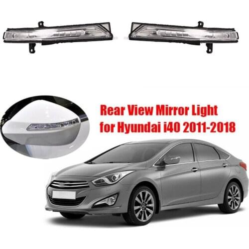 Car Rear View Mirror Light Side Mirror LED Signal Lamp for Hyundai I40 2011-2018
