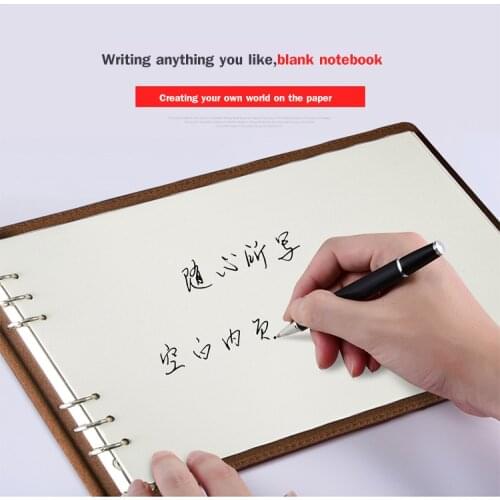 Custom A4 Business Blank Notepad Writing Notebook Stationery Travel Diary Journal Agenda Planner for Promotion Birthday Gift