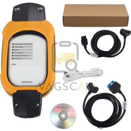 Vcads pro 88890180 (88890020 + Yellow Protection) Truck Diagnostic Interface for Volvo/Renault Support Multi-languages