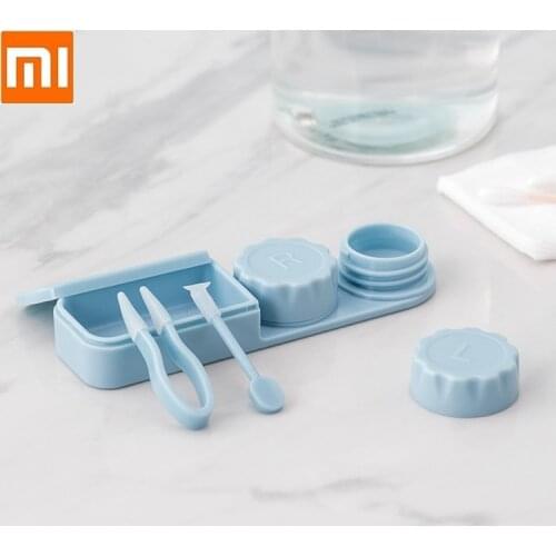 For xiaomi Stealth glasses case Contact lens companion box Portable myopia glasses care cleaning storage box