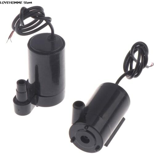 DC 5-12V Low Noise Brushless Motor Pump 3l/min Micro Submersible Water Approx. 43*23mm Hang Up Rubber