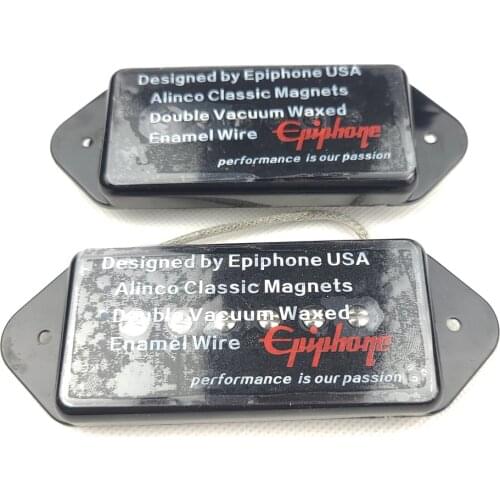 Epi Riviera Alnico Pickups Jazz Guitar Metal pickups Custom P90 Pickups Electric Guitar Humbucker Pickups Black 【Made in Korea