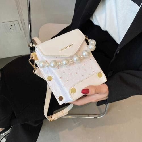 Rivets Mini PU Leather Crossbody Bags For Women 2020 Shoulder Handbags and Purses Female Travel Cross Body Bag