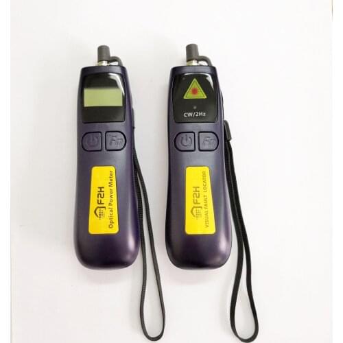 Fiber Optic Tool Kit Grandway FHP12A -70~+10dBm Mini Optical Power Meter and VLS-8-1/10/15/30 Visual Fault Locator