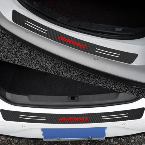 1PCS new style Car Styling For Toyota avensis 2008-2019 Car Trunk Rear Bumper Anti-Kicked Scratch Protection Sticker Accessor