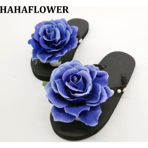 HAHAFLOWER 2018 new Korean sandals women beach house slippers woman summer flip-flops Big Size