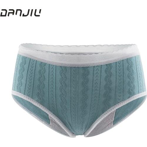 New Cotton Physiological Period Leak Proof Menstrual Panties Sexy Lace Breathable Fabric Japanese Style Women Underwear Breifs
